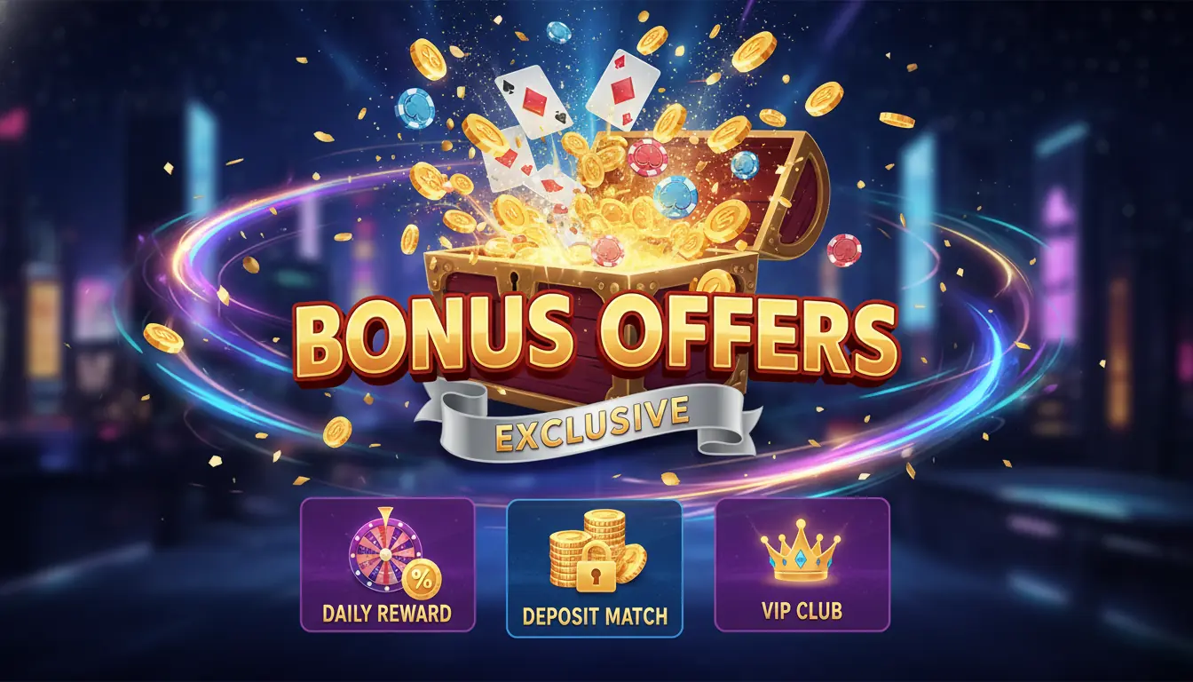 Bonus offers Lucky casino